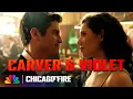 Hanako Greensmith and Jake Lockett Talk Violet and Carver Chicago Fire NBC