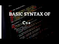 Basic Syntax of C and Comments C Complete Course for Beginners - Part 2
