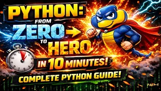 Python Tutorial for Beginners 2026 Part 1 - Basics Explained