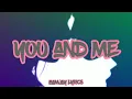 James TW - You and Me (lyrics)