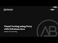Visual Testing using Percy with Selenium Java