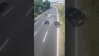 حادث مرور على المباشر في الجزائر العاصمة 