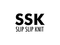 The Slip Slip Knit SSK Decrease Knitting Decrease Right Handed