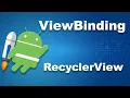 Android RecyclerView with ViewBinding Android Jetpack