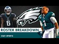 Philadelphia Eagles Depth Chart UPDATES After NFL Roster Cuts Before NFL Week 1 vs Patriots