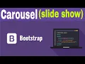 how we create slider using bootstrap Bootstrap carousel bootstrap lecture 11 how to do this