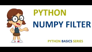 Numpy filter