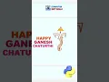 Happy Ganesh Chaturthi Status using Python Turtle Graphics Best Ganpati status in Python Turtle