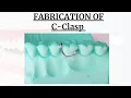 Download Lagu #cclasp #clasp | C-Clasp Fabrication Step by Step in 5 minutes