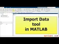 Import Data in MATLAB