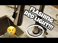 Red Light on Delta Touch Faucet - Battery Replacement How To Kitchen DIY