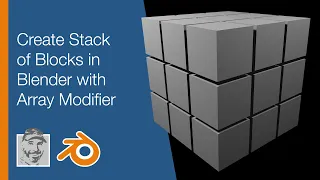 Create Stack of Blocks In Blender With Array Modifier