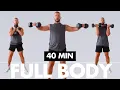 Download Lagu 40 Min FULL BODY Dumbbell \u0026 Bodyweight Workout | Strength \u0026 Endurance