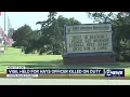 Vigil held for Hays officer killed on duty