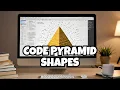 C Program to Print Inverted Full Pyramid Pattern in C Programming Language Tutorial