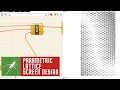 How to create Parametric Lattice Screen Jali Design in Grasshopper Rhino