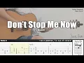 Download Lagu Don’t Stop Me Now - Queen | Fingerstyle Guitar | TAB + Chords + Lyrics