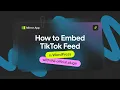 How to Add a TikTok Widget to WordPress Using Shortcode Guide