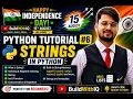 Python Tutorial Strings in Python Explained from Scratch Python for Beginners BuildWithIQ
