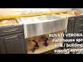 RUVATI sink installation