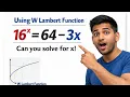 One of the Hardest Exponential Equations You ll Ever Solve Using Lambert W Function