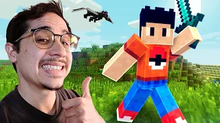 Beating Minecraft for the First Time!? - MUNCHCRAFT PART 1