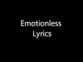 Drake - Emotionless (Lyrics only) Scorpion Album