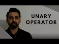 Unary operator in Java