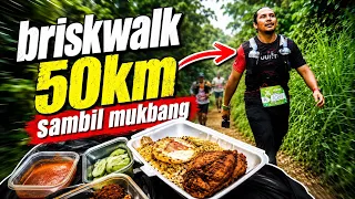 First time briskwalk 50km di Tanjung Malim