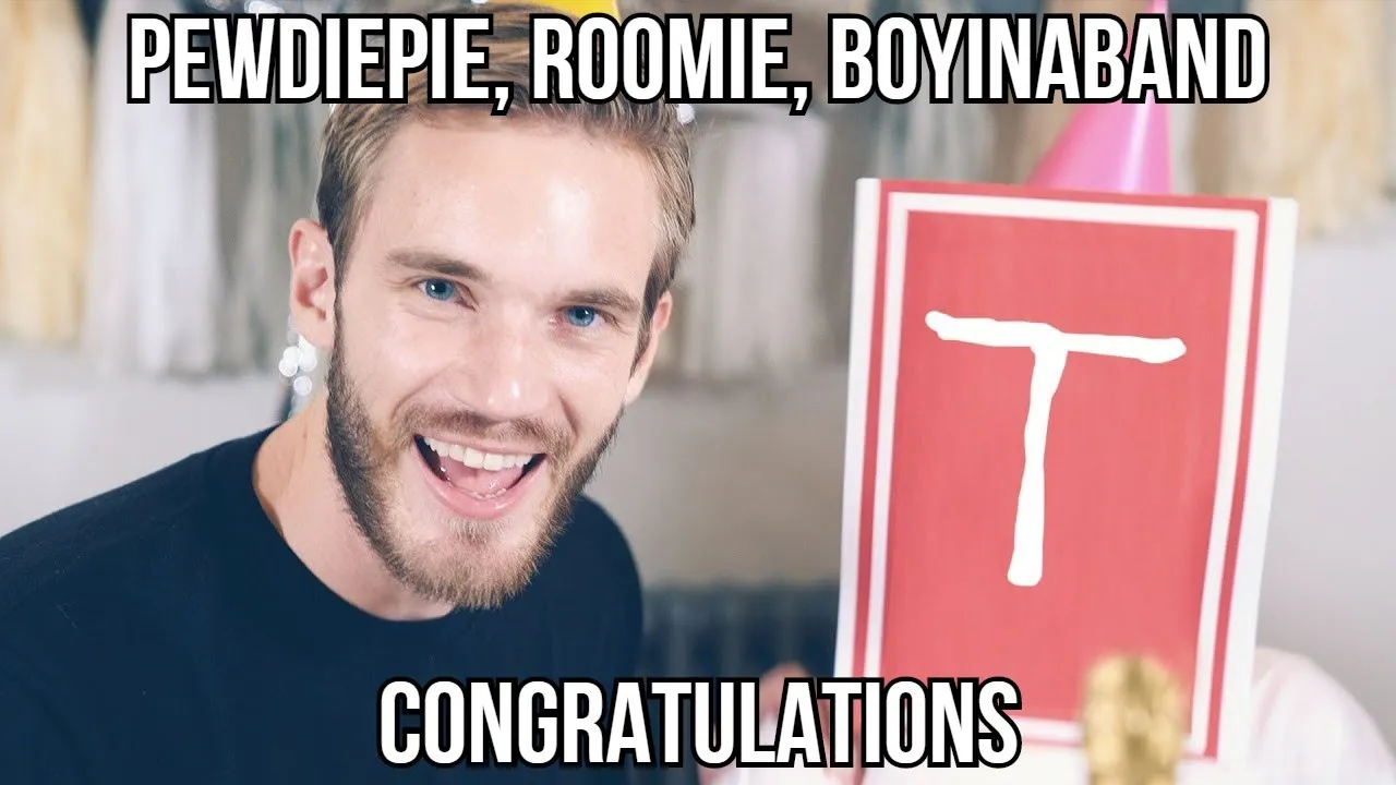 PewDiePie, Roomie, Boyinaband - Congratulations (Clean)