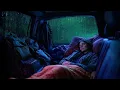 Rain & Thunder⛈️ Heavy Rain on Cozy Car for Instant Sleep, Relaxing Rain Sounds for Deep Sleep