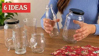 6 DIY Christmas Ideas with Waste Glass!! Don't Throw Them Away—Look What I Made!