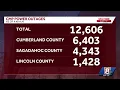 Power outages climb in Maine during Christmas Eve snowstorm