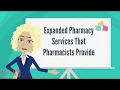 Expanded Pharmacy Services that Pharmacists Provide