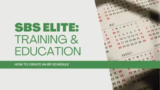 IA How to Create an IEP Schedule