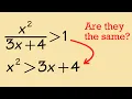 How to solve a rational rational inequality be careful