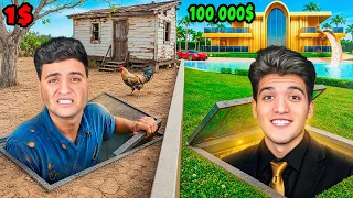 تحدي غرفة سرية بـ1$ 🤯 مقابل 100,000$ 🤑 بلال ( راح فيها ) 🤕 !
