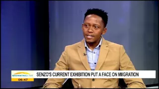 senzo shabangu on his art exhibition
