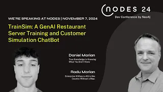 Thumbnail for NODES 2024 – TrainSim: A GenAI Restaurant Server Training and Customer Simulation ChatBot video
