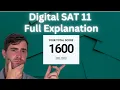 Bluebook Digital SAT - Every Question Explained By Expert Tutor Perfect Scorer