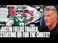 Justin Fields Traded To Chiefs Could He Be Starting QB to Begin the Season Pat McAfee Show