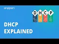 DHCP Explained Dynamic Host Configuration Protocol DHCP Server Configuration Simplilearn