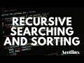 Recursive Searching and Sorting Recursion - AP Computer Science A MasterClass