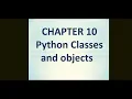Std Xii Computer Science Chapter 10 Classes and Objects EM