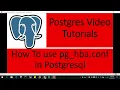 Part 9 - PostgreSQL What is pg
