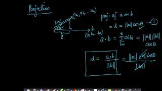 Projection and Unit Vector