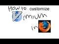 how to customize vimium in firefox
