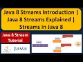 Java 8 Streams Introduction Java 8 Streams Explained Java 8 streams Streams in Java 8