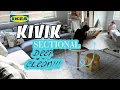 DEEP CLEANING MY LIVING ROOM WASHING IKEA KIVIK SOFA KIVIK SECTIONAL IKEA SOFA