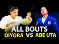 Lagu Uta Abe vs Diyora Keldiyorova. All Judo Bouts Judoka Abe Uta vs Judoka Keldiyorova